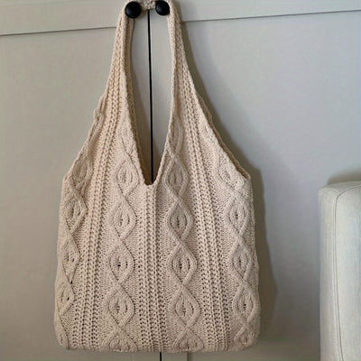 Vintage Gebreide Hobo Tas