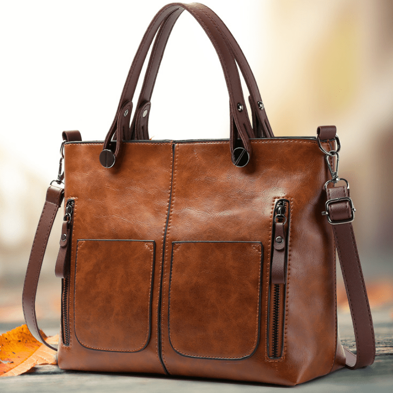 Vintage-Stijl Grote Capaciteit Tote Tas