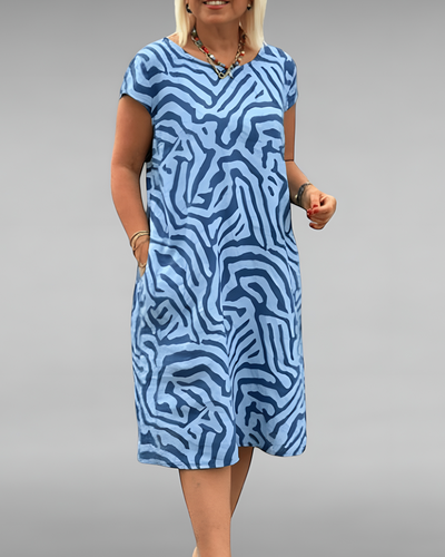 Isalie | Zomer jurk met print