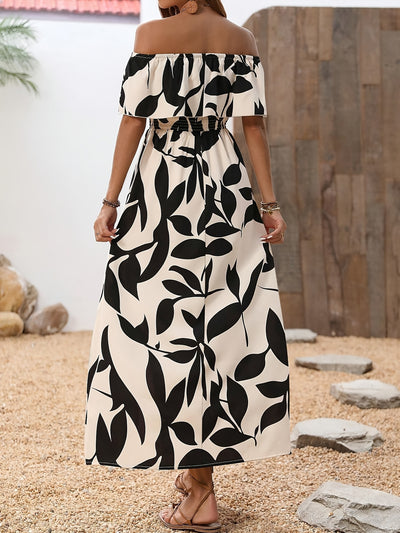 Romy | Tropische Strandjurk
