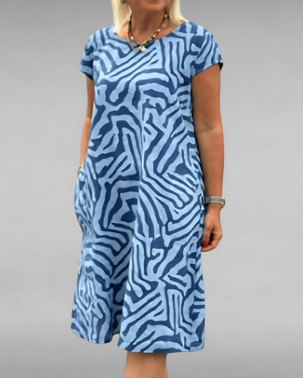 Isalie | Zomer jurk met print