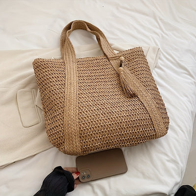 Geweven Strandtas