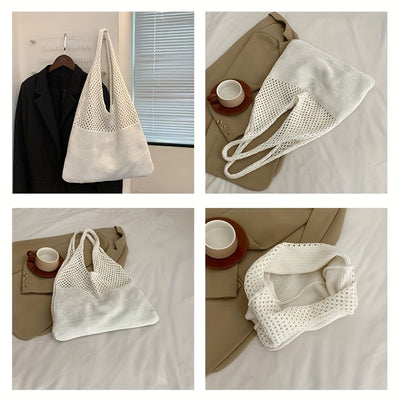 Chique Boho Gehaakte Strandtas