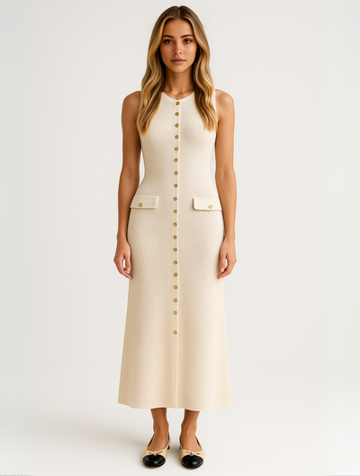 Claire | Mouwloze Midi Jurk