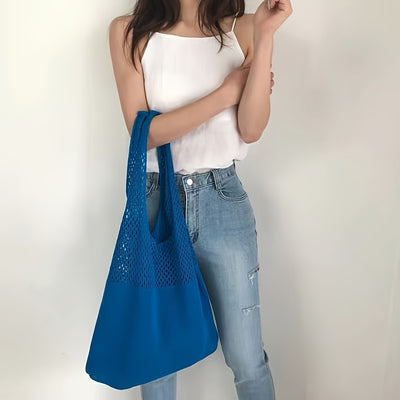 Chique Boho Gehaakte Strandtas