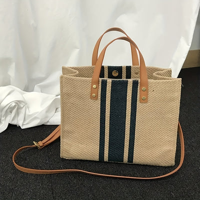 Gestreepte Tote Bag