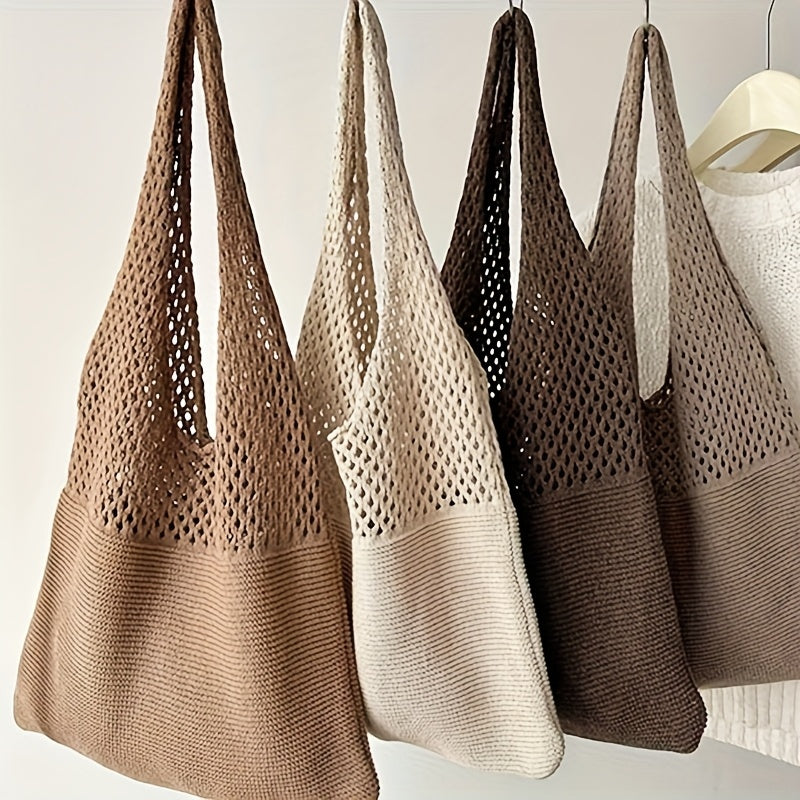 Chique Boho Gehaakte Strandtas