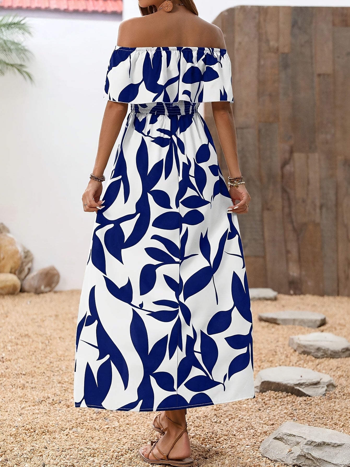 Romy | Tropische Strandjurk