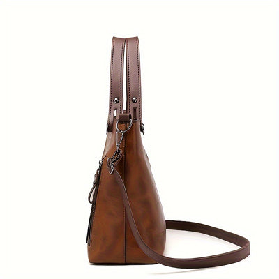Vintage-Stijl Grote Capaciteit Tote Tas