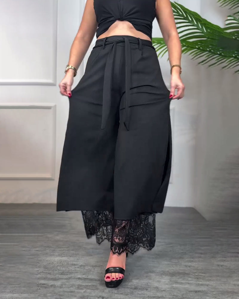 Fleur | Lace Pants