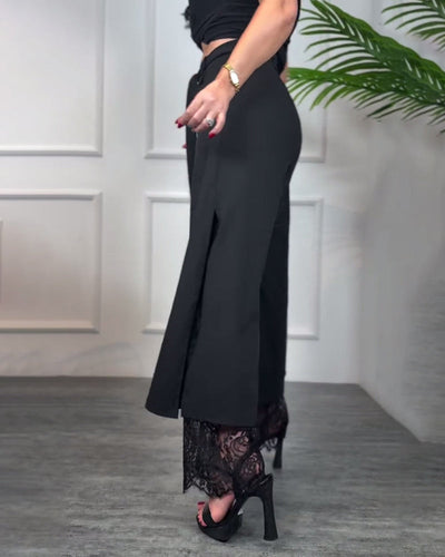 Fleur | Lace Pants