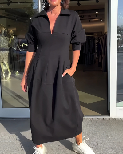Celine | Zwarte Zomerjurk