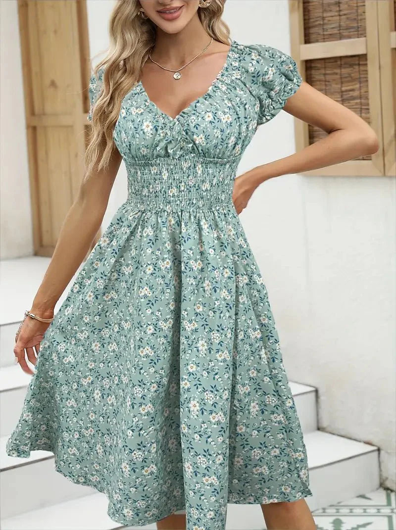 Elodie | Zomerse Smockjurk