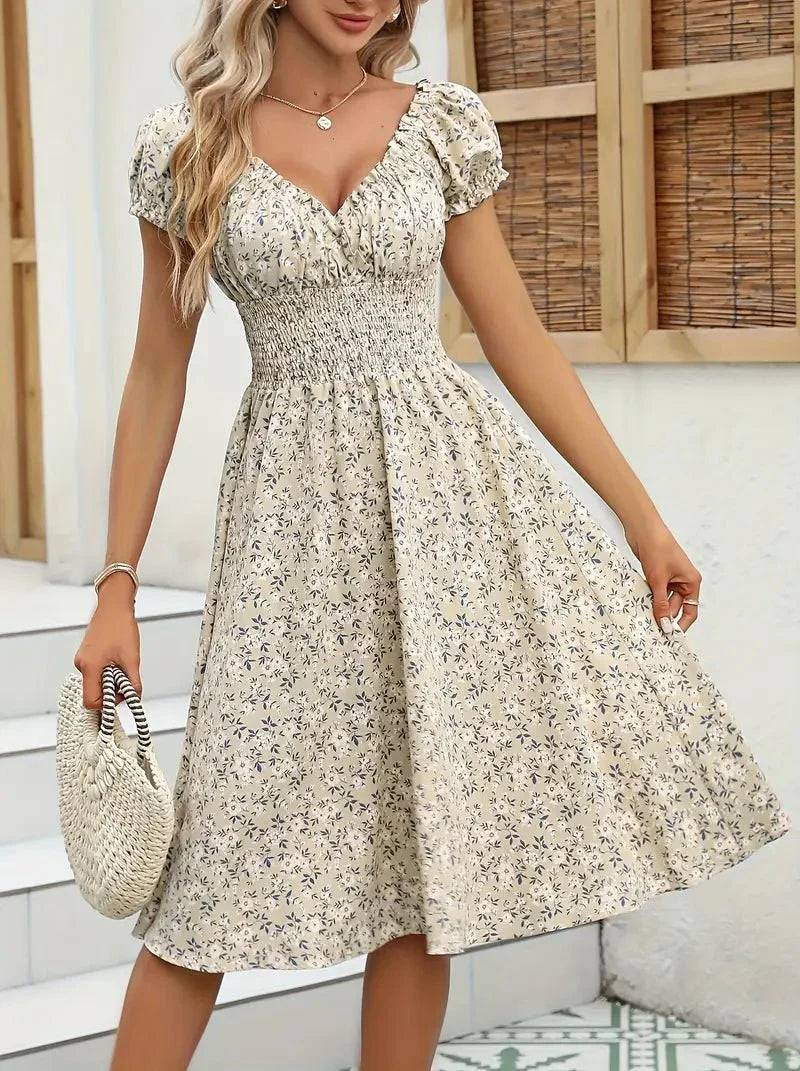 Elodie | Zomerse Smockjurk